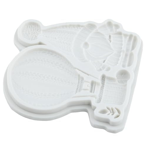 Baby Shower Silicone Gnome Toy Mold Set - Gray | Cake Decorating & Craft Molds