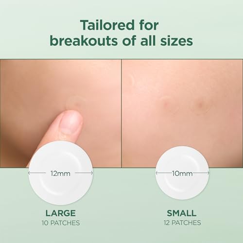 Hydrocolloid Spot Cover Patches for Blemish-Prone Skin - 22 Count