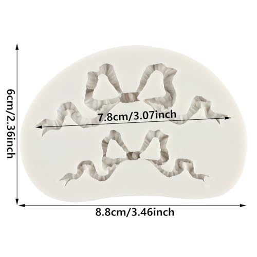 Bow Silicone Mold Ribbon Bowknot Fondant Cake Decorating Mold - Style A