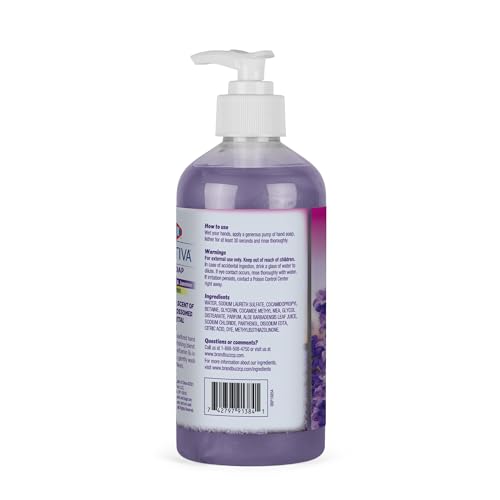 Liquid Hand Soap with Pump - Tuscan Lavender & Jasmine Scent, 14 Fl Oz, Pack of 2