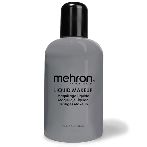 Liquid Body & Face Paint - Monster Grey, 4.5 Fl Oz - Professional Makeup