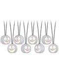 Jack Skellington String Lights - 8-Light Halloween Decor, Battery Operated