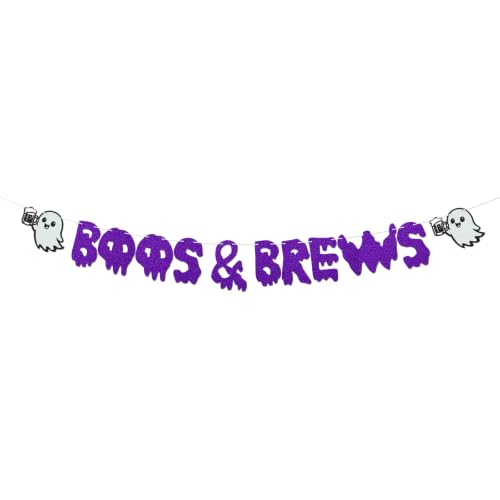 Halloween Banner 6FT Glitter Banners for Parties & Decorations