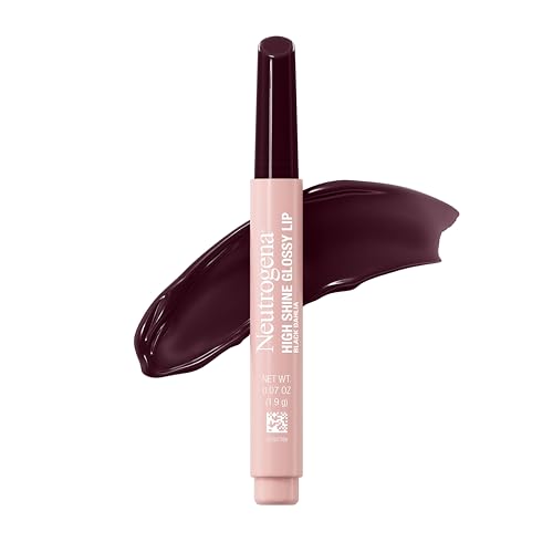 Neutrogena High Shine Glossy Lip in Black Dahlia 0.07 oz - Nourishing Lip Gloss & Balm