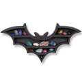 Vampire Bat Wall Shelf - Gothic Spooky Hanging Wooden Decor for Bedroom Bathroom Kitchen