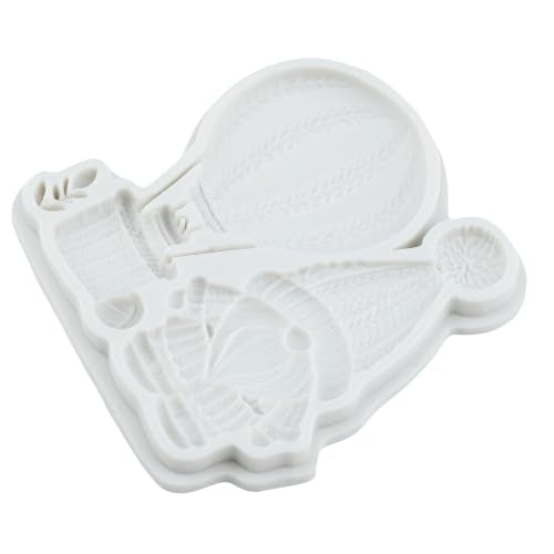 Baby Shower Silicone Gnome Toy Mold Set - Gray | Cake Decorating & Craft Molds