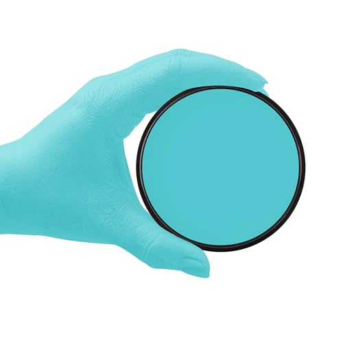 Teal Face Body Paint - Water Based Washable Cosplay Peacock Face Makeup