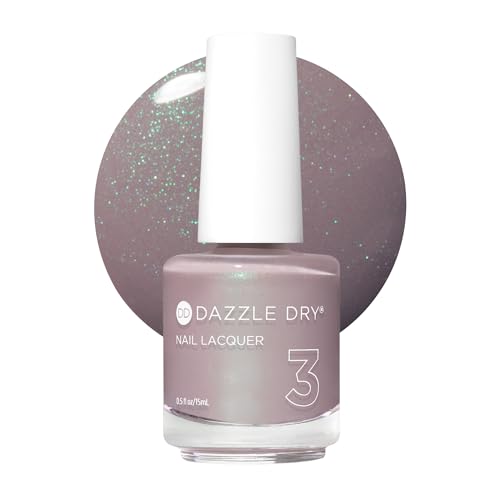 Dazzle Dry Step 3 Nail Lacquer - Let's Glow 0.5 Fl Oz Long-Lasting Polish