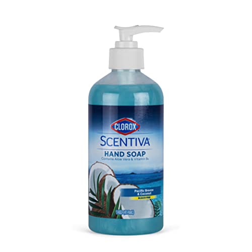 Liquid Hand Soap with Pump - Pacific Breeze & Coconut Scent, 14 Fl Oz, Pack of 2
