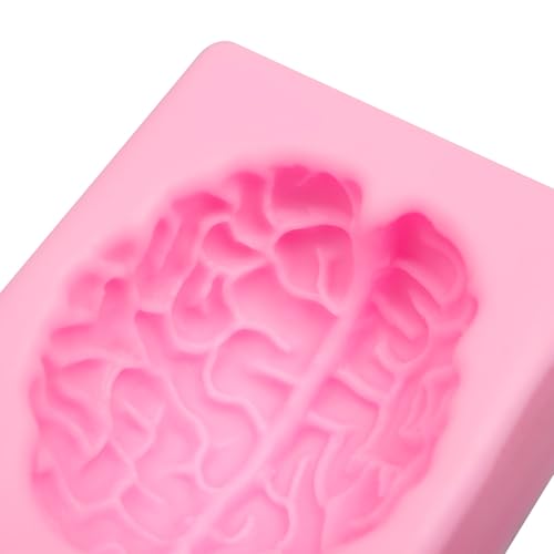 Halloween Brain Shaped Silicone Mold for Cake Decoration & Crafts - Variation CRR-87