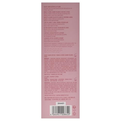 Velvet Lip Kit - 306 Say No More by Kylie Cosmetics for Women - 2 Pc 0.10 oz Velvet Liquid Lipstick, 0.03 oz Lip Liner