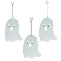 Halloween Glow-in-The-Dark Hanging Ghosts Decor Set - Elf Variation, Waterproof Outdoor Ghost Silhouettes, Spooky Yard Decorations