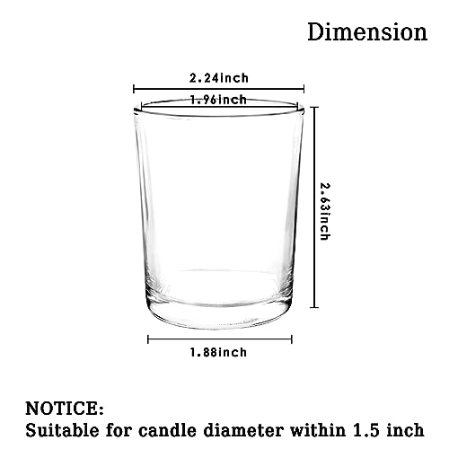 36 Pack Glass Votive Candle Holders - Clear Tealight Candle Holders - Variation of THIS Listing