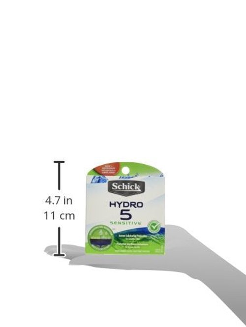 Schick Hydro 5 Sense Sensitive Skin Razor Refills for Men, 8 Count (Pack of 1)