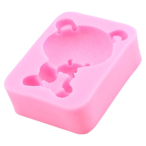 Silicone Bear Fondant Mold for Cake Decoration - Teddy Bear Chocolate Candy Mold, Style A