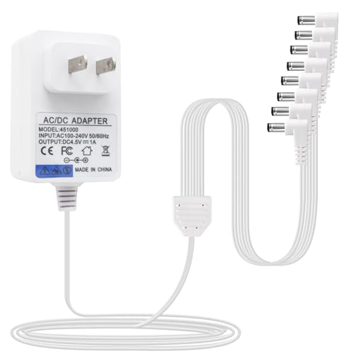 4.5V Lemax Power Adapter for Christmas & Halloween Village Lights 8 Outlets