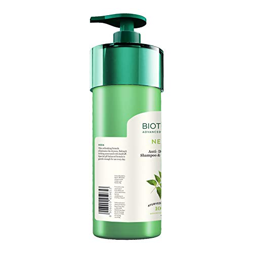 Biotique Bio Margosa Anti-Dandruff Shampoo and Conditioner, 800ml