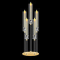 5 Arm Gold Candle Holder Candelabra - 26 Inch Tall Table Centerpiece with Variation 1
