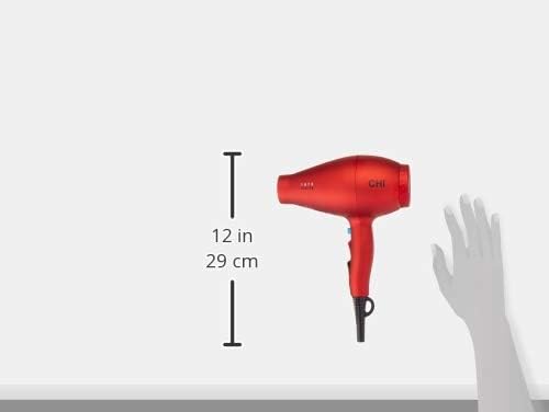 CHI 1875 Series Professional Ionic Hair Dryer - Fast Drying, Frizz Reduction & Shine | 3 Heat Settings, Diffuser & Concentrator Included