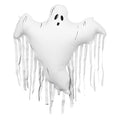Large Ghost Balloon for Halloween Party Decor - White Foil Balloon 36.6 x 33.8 Inches