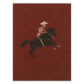 Retro Western Skeleton Cowboy Wall Art Poster 14x11 Unframed - Bucking Bronco Print