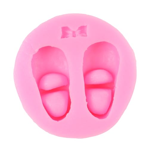 Baby Foot Print Silicone Mold Baby Shoes Fondant Cake Decorating - Style D