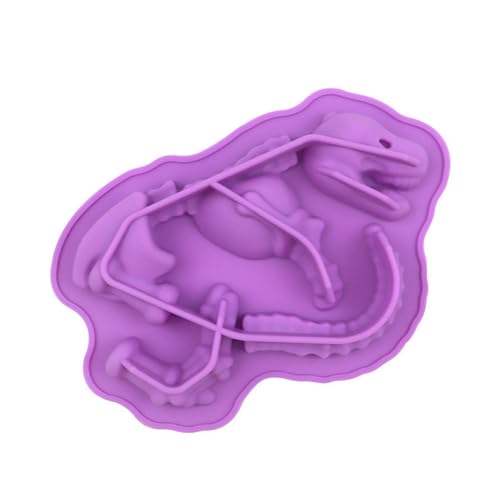 2 Pack Dinosaur Skeleton Silicone Molds for Chocolate Candy Gummy Baking