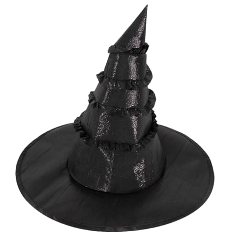 Halloween Witch Hat for Women - Cosplay Costume Accessory, Party Decor