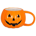 Halloween Pumpkin Mug 12 Oz Ceramic Coffee Cup - Festive Fall Drinkware
