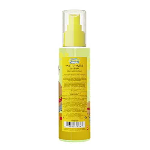 Wet n Wild SpongeBob Dewy Setting Spray - Kelp Shake Dual Phase Makeup Mist