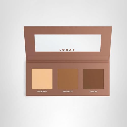 LORAC Petite PRO Contour Palette | Contour Powder Makeup| Highlighter Makeup | Mirror Compact