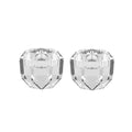 Crystal Tealight Candle Holders Pack of 2 - Handcut Faceted Design, 2.7x2.3 Inches Variation W2.7"×H2.3"