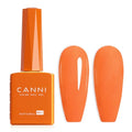 CANNI Bright Orange Gel Nail Polish - 1pc UV/LED Soak Off, High Gloss, Long Lasting