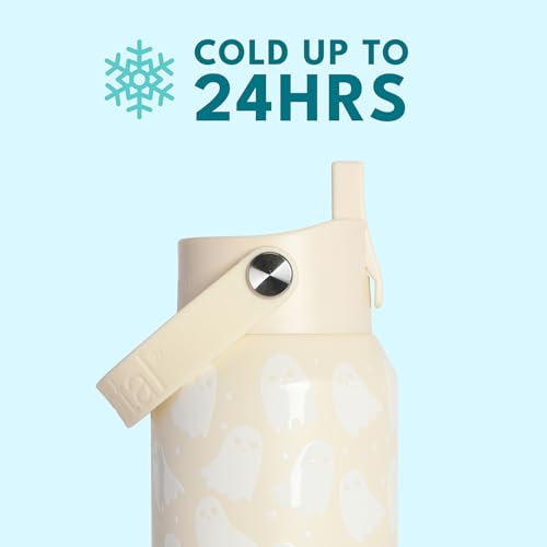 Elemental Core 40oz Insulated Water Bottle with Straw - Little Ghostie Variation