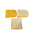 Artificial Bread Slices Set for Photography & Decor - Realistic Fake Food Props (3 Pack)