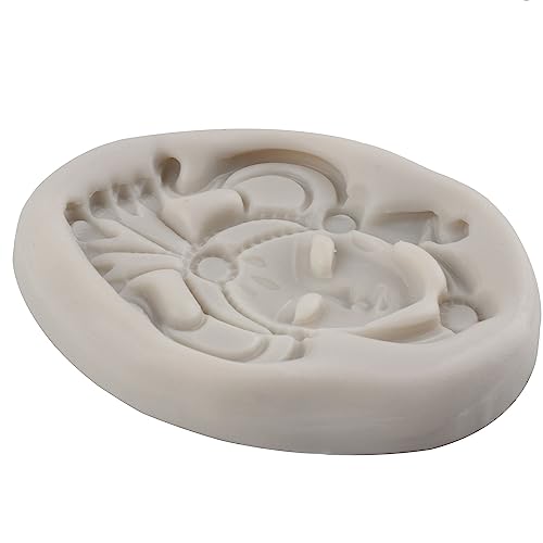 Masquerade Mask Silicone Mold Set of 5 - Cake, Candy, and Craft Decorations - Style C