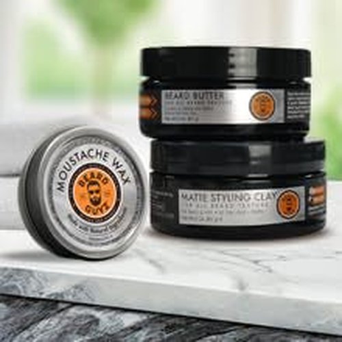 Beard Guyz Beard Butter - Moisturizing Leave-In Conditioner for Men, Tames Frizz & Softens Facial Hair - 4 oz