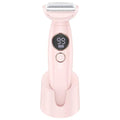 ANYLIV 3 in 1 Bikini Trimmer for Women, Electric Razors for Women with Display, Painless Bikini Trimmer, USB Charging, Electric Shaver for Woman,Shaver for Woman for Face, IPX7 Waterproof,Shell Pink