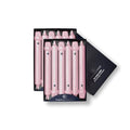 Unscented Pink Taper Candles - Persian Pink, 8 Inch, Pack of 12, Classic Collection