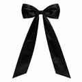 Black Satin Giant Bow Wall Decor 18x46 Inches for Backdrop & Event Decoration - Variation of THIS listing