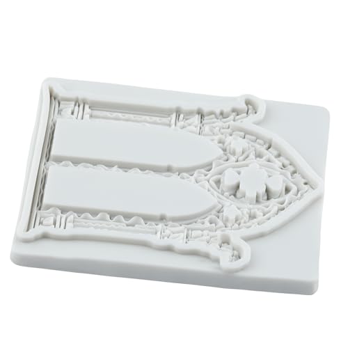 Gothic Gate Fondant Silicone Mold - Cake Decoration & Cupcake Topper - Style B