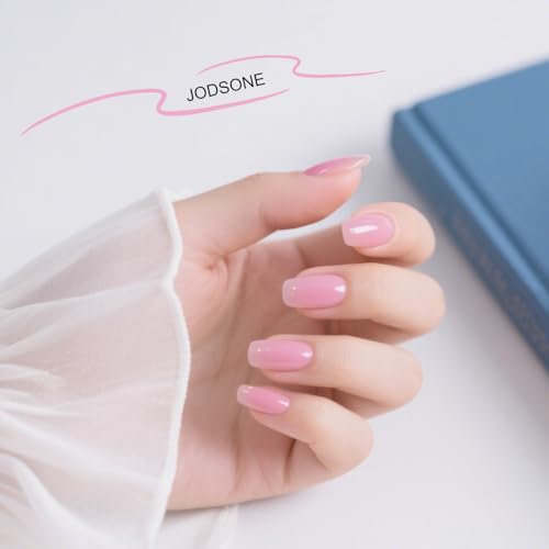 JODSONE Crystal Pink Gel Nail Polish 10ml - B54 Variation Long-Lasting UV Curing