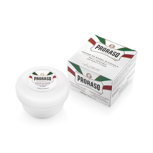 Proraso Sensitive Shaving Soap 5.2 Oz - No Parabens, Silicones or Artificial Colors