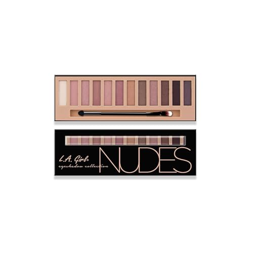 Nude Eyeshadow Palette - Pigmented Blendable Makeup Collection with Shimmer & Matte Shades