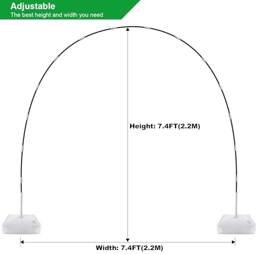 Balloon Arch Kit with Pump and Stand for Weddings & Parties - Reusable Adjustable Decor