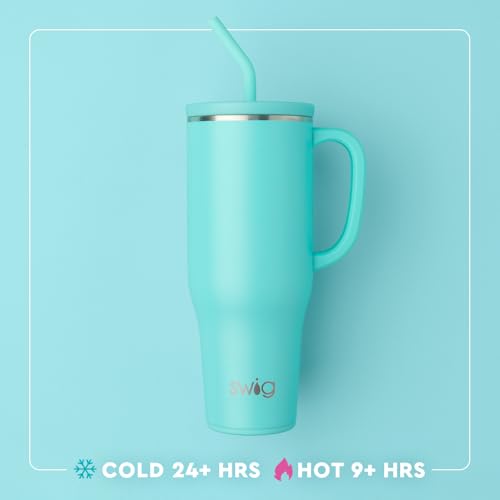 40oz Insulated Mug with Handle & Straw - Boo Crew Mummy