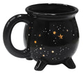 Black Ceramic Witch Mug 10oz Cauldron Coffee Cup for Halloween Christmas Gift