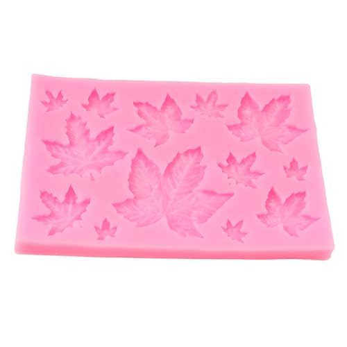 Autumn Maple Leaf Silicone Mold for Cake Decorating - Style D