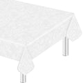 3 Pack Waterproof Disposable Lace Tablecloths 54 x 108 Inches for Weddings & Parties