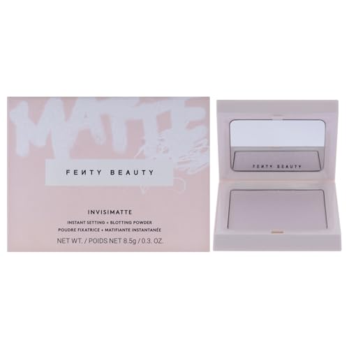 Invisimatte Instant Setting Powder with Blotting Effect - Universal Shade, 0.3 oz - Refillable Compact - Fenty Beauty